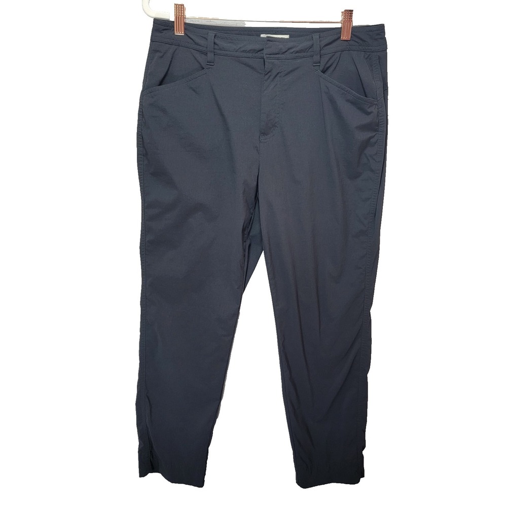 Orvis Nylon Hiking Pants Women 12 Hunting Fishing Outdoor Black Stretch Gorpcore